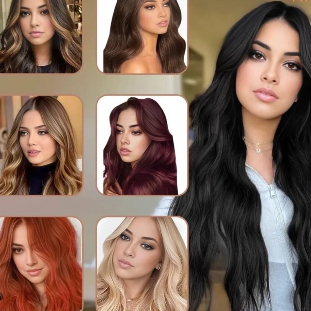 20Pcs 14 Inch Chestnut Brown to Bleach Blonde Tape-in Hair Extensions for Women